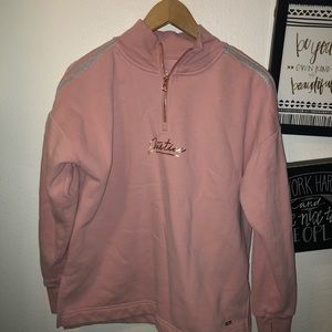 Girls Pink Justice Sweater